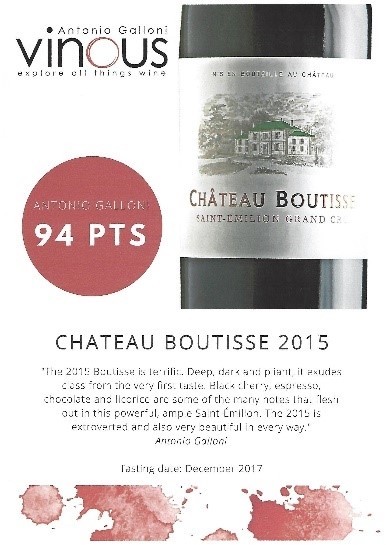 Château Boutisse 2015 - 0,75l | Ausverkauft !!