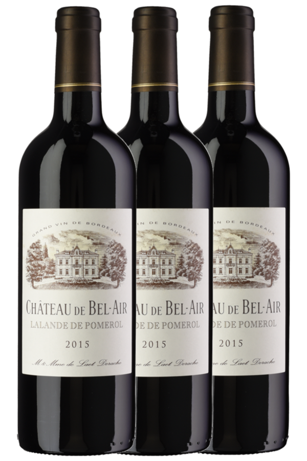 Rarität: Château de Bel-Air | 3 Flaschen Jahrgang 2010 in der Holzkiste !!
