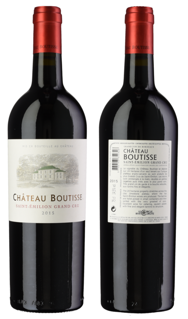 Château Boutisse 2018 - St. Emilion Grand Cru - 0,75l | 12er Paket + 1 MG-Flasche 2015